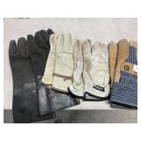 4 pair Gloves - Used
