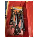 Assorted Ford wrenches and other items