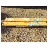 2 folding sawhorses