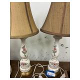 2 Vintage Lamps - Damaged Petals