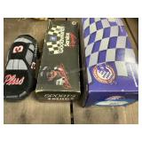 3 NASCAR Items - Die Cast Vehicles & Beanie