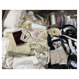 2 Flats Vintage Ribbons, Lace & Bits