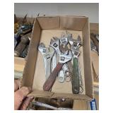 Small adjustable wrenches