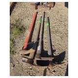 4 pick axes