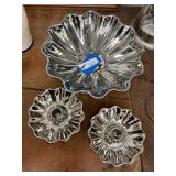 Royal Haeger Bowl & Candleholders