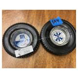 2 Tire Ashtrays