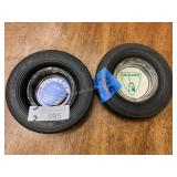 2 Tire Ashtrays