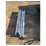 2 metal saw horses
