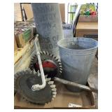 3 Items - Sherman Rainger Sprinkler & Feed Tins
