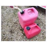 Can of kerosene and gas can