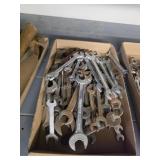Assorted open end wrenches