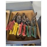 Assorted tin snips