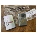 Baggie of Zippo Lighters