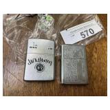 Baggie of Zippo Lighters