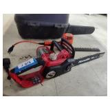 Electric trimmer and chainsaw