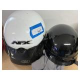 3 Helmets - Butterfly one is grungy.