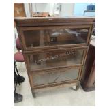 3 section bookcase