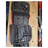 Cordless drill and drill bits set