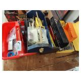 4 boxes misc tools and hardware