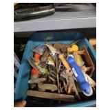 Tub of assorted items