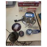 Car emblems and other items