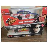 2 die cast race cars