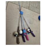 4 kids fishing rod and reels