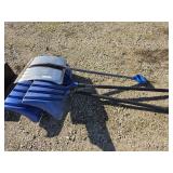 3 snow shovels