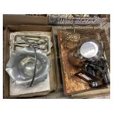 2 Flats Metal Wares