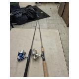 2 rod and Reels.