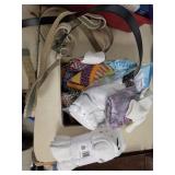 Belts, socks and other items