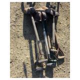 6 shovels