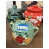 3 Vintage Cookie Jars