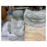 3 groups Candlewick Clear Glassware