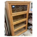 Oak Bookcase - Approx 61 x 36  x 14"
