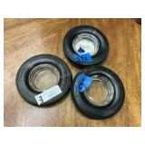 3 Tire Ashtrays