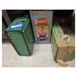 Stove, lantern and torches