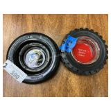 2 Tire Ashtrays