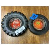 2 Tire Ashtrays
