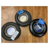 3 Tire Ashtrays