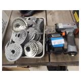 Paslode air coil nailer and nails