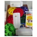 Poultry feeders and other
