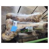 2 mammoth dog bones