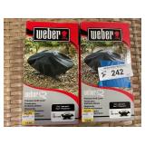 2 Weber Grilling Grill Covers