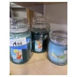 3 candles