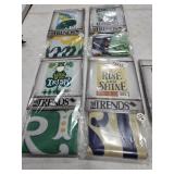 5 assorted flags