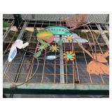 3 Metal Garden Decor