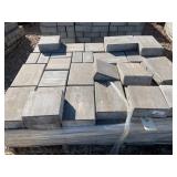 Grey patio block
