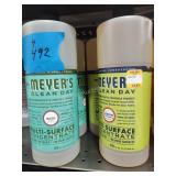4 bottles Meyers multi surface concentrate