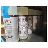 6 bottles Meyers dish soap